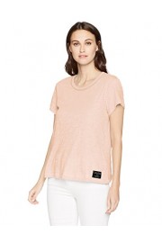 Calvin Klein Jeans Women's Essential T-Shirt Crew Neck, Sheer Blush, S - My时装实拍 - $12.75  ~ ¥85.43