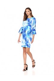 Calvin Klein Women's 3/4 Peplum Sleeve Dress - O meu olhar - $134.00  ~ 115.09€