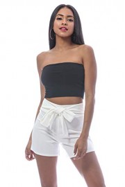 Cemi Ceri Women's Tie Waist Shorts - Mein aussehen - $12.99  ~ 11.16€