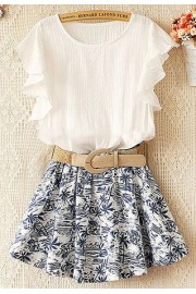 Coconut Tree Print Skirt - Mein aussehen - 