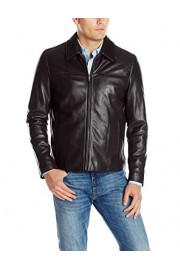 Cole Haan Men's Smooth Leather Collar Jacket - Mi look - $243.89  ~ 209.47€