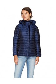 Cole Haan Women's Quilted Iridescent Down with Faux Fur Details - My时装实拍 - $46.23  ~ ¥309.76