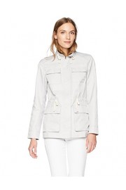 Cole Haan Women's Safari Jacket With Stand Collar - My时装实拍 - $46.36  ~ ¥310.63