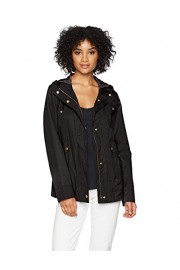 Cole Haan Women's a-Line Jacket With Attached Hood - My时装实拍 - $22.44  ~ ¥150.36