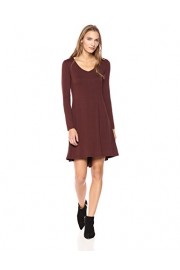 Daily Ritual Women's Jersey Long-Sleeve V-Neck Dress - Moj look - $22.00  ~ 18.90€