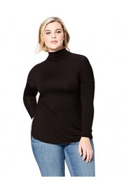 Daily Ritual Women's Plus Size Jersey Long-Sleeve Turtle Neck Shirt - Moj look - $16.00  ~ 13.74€