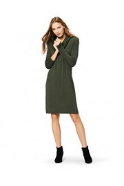Daily Ritual Women's Supersoft Terry Long-Sleeve Cowl Neck Dress - Moj look - $30.00  ~ 25.77€