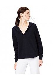 Daily Ritual Women's Terry Cotton and Modal Hooded Henley Pullover - Mein aussehen - $28.00  ~ 24.05€