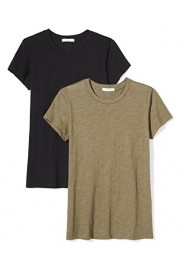 Daily Ritual Women's Washed Cotton Short-Sleeve Crew Neck T-Shirt - Moj look - $21.00  ~ 18.04€