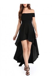 Dearlovers Women Vintage Off Shoulder High Low Party Dress - Mein aussehen - $23.99  ~ 20.60€