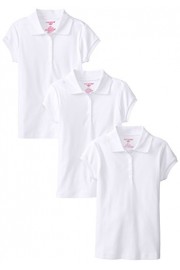 Dockers Girls' Uniform Short Sleeve Polo (Pack of 3) - Mi look - $9.92  ~ 8.52€