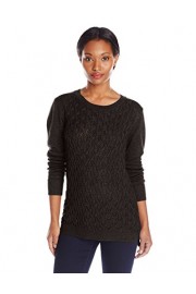 Dockers Women's Cable-Front Pullover Sweater - Myファッションスナップ - $10.76  ~ ¥1,211