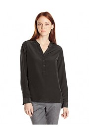 Dockers Women's Petite Tunic Popover Long Sleeve Shirt Petite - My look - $14.43 