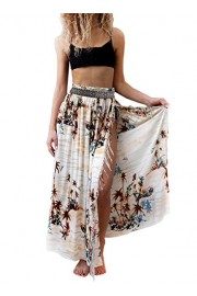 Dokotoo Womens Bohemian Style Maxi Skirt Beach Swim Cover Up - Mój wygląd - $30.99  ~ 26.62€