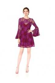 Donna Morgan Women's Bell Sleeve Lace Fit and Flare Dress - Mój wygląd - $79.99  ~ 68.70€