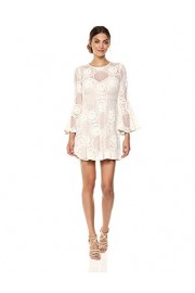 Donna Morgan Women's Fit and Flare Bell Sleeve Dress - My时装实拍 - $158.00  ~ ¥1,058.65