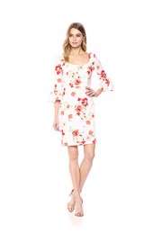Donna Morgan Women's Printed Crepe Bell Sleeve Dress - Myファッションスナップ - $34.12  ~ ¥3,840