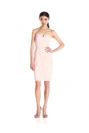 Donna Morgan Women's Quinn Short Strapless Lace Dress - My时装实拍 - $45.67  ~ ¥306.00