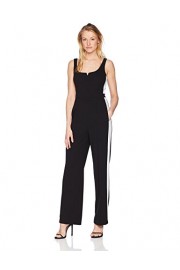Donna Morgan Women's Sleeveless Jumpsuit with Leg Stripe - Myファッションスナップ - $119.41  ~ ¥13,439