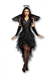 Dreamgirl Women's Luxurious Angel of Darkness - Mi look - $74.49  ~ 63.98€