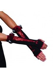 Dreamgirl Women's Spookilicious Gloves, Black, One Size - Mi look - $12.50  ~ 10.74€