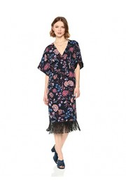 Ella Moon Women's Jaya Kimono Sleeve Wrap Dress - Mój wygląd - $34.42  ~ 29.56€
