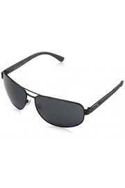 Emporio Armani Men's EA2036 300187 Black Metal Pilot Sunglasses - Mi look - $73.98  ~ 63.54€