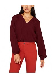 Esprit Women's Texture Henley Blouse Top - Moj look - $81.15  ~ 69.70€
