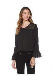 Essentialist Women's Romantic V-Neck Bell Sleeve Blouse - Moj look - $39.95  ~ 253,79kn