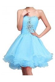 FAIRY COUPLE Homecoming Evening Cocktail Party Crystal Mini Short Dress D0131 - Mein aussehen - $119.99  ~ 103.06€