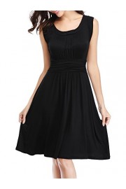 FENSACE Women's Sleeveless Casual Skater Tank Dress - Moj look - $22.99  ~ 19.75€