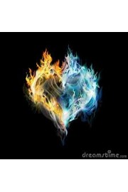 Fire and Ice Heart - Moj look - 