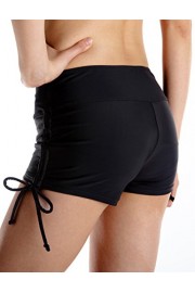 Firpearl Women's Swim Shorts UPF50+ Board Short Adjustable Ties Bikini Swimsuits Bottoms - My look - $21.99 