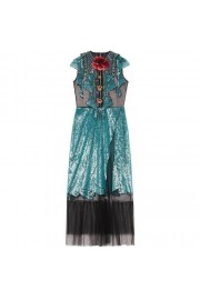 GUCCI EMBROIDERED TULLE DRESS - Moj look - $4,500.00  ~ 28.586,58kn
