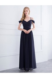 Gardenwed Gorgeous Off The Shoulder Long Prom Dress Chiffon Bridesmaid Dress - My look - $100.00 