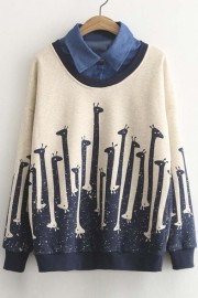 Giraffe Sweater - Moj look - 