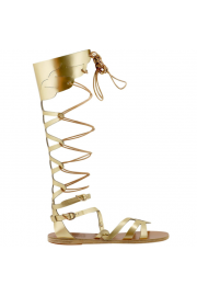 Gladiator sandals gold - Mój wygląd - 