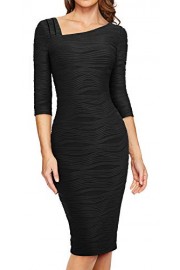 HOMEYEE Women's 3/4 Sleeve Pencil Wear to Work Business Dress B461 - Moj look - $25.99  ~ 165,10kn