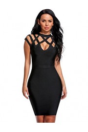 Hego Women's Hollow Out Club Night Out Sexy Bodycon Bandage Dress H4431 - My look - $59.00 