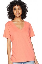 Hurley Women's Perfect V Short Sleeve Tee Rush Coral X-Small - Mein aussehen - $25.00  ~ 21.47€