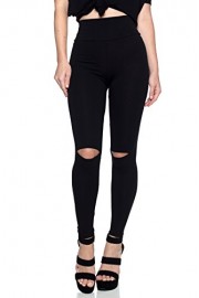 J2 Love Made in USA Knee Slit High Waist Full Length Jersey Legging (up to 5X) - My look - $8.99 