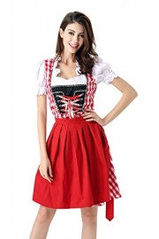 Killreal Women's German Bavarian Beer Girl Oktoberfest Costume Fancy Dress - My时装实拍 - $20.99  ~ ¥140.64