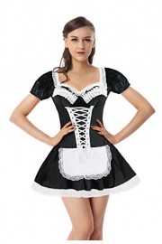 Killreal Women's Halloween French Maid Adult Costume Outfits - My look - $18.69 