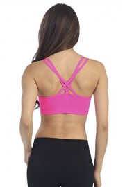 Kurve Criss Cross Bra Top With Removable PadMade In USA - Moj look - $18.99  ~ 16.31€