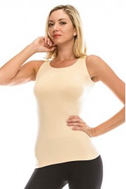 Kurve One Size Seamless Sleeveless Comfy Tank Top, Great for Undergarment, Maternity Top - Made in USA- - My look - $15.99 