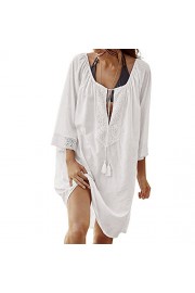 LA PLAGE Women's Loose Lace Knitted Swimsuit Cover Ups - My look - $16.99  ~ £12.91