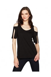 LAmade Women's Cold Shoulder Tee with Slit Sleeve - Mein aussehen - $27.00  ~ 23.19€