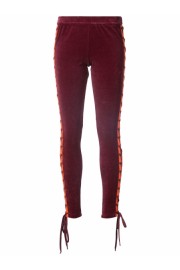 Lacing Velour Leggings - Myファッションスナップ - $130.00  ~ ¥14,631