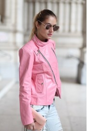 Leather Skin Women Pink Brando Genuine L - My look - $189.00  ~ £143.64