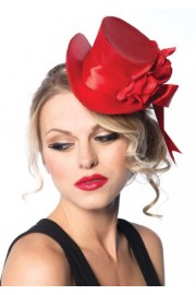 Leg Avenue Women's Satin Top Hat With Flower And Bow Accent - O meu olhar - $15.99  ~ 13.73€